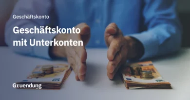 Geschäftskonto mit Unterkonten