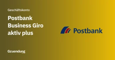 Postbank Business Giro aktiv plus Geschäftskonto