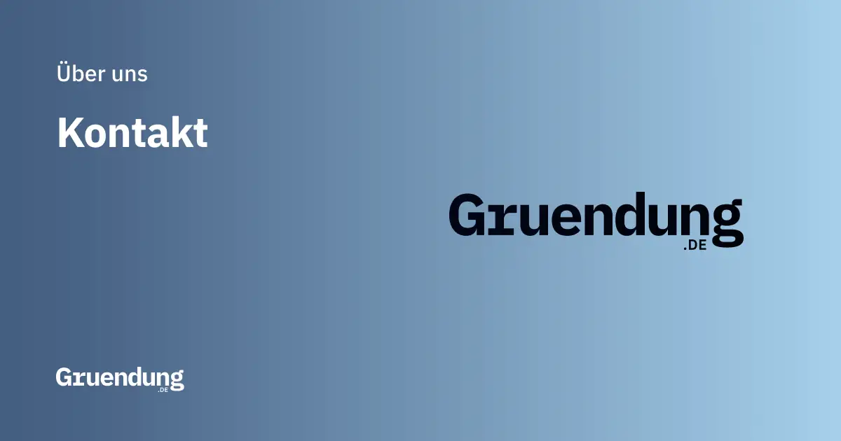 Kontakt – gruendung.de