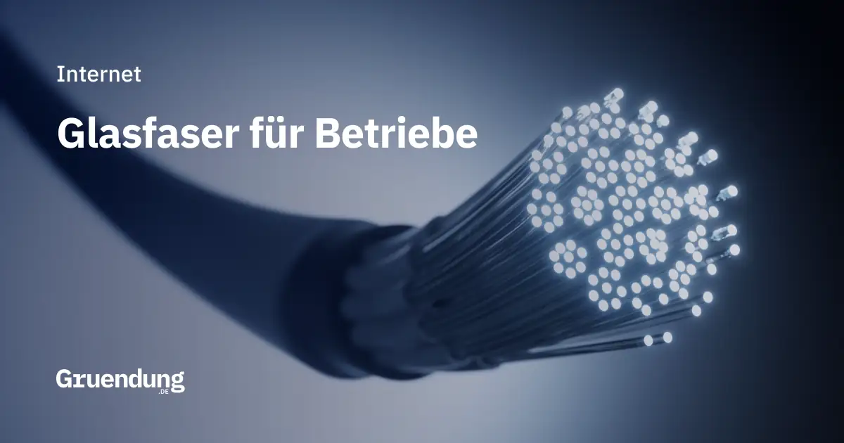 Glasfaser für Betriebe